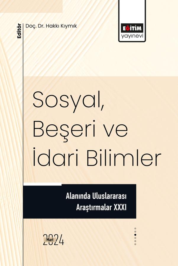Sosyal beşeri ve İdari Bilimler Alanında Gelişmeler kaç cilt? - Kapak Görseli